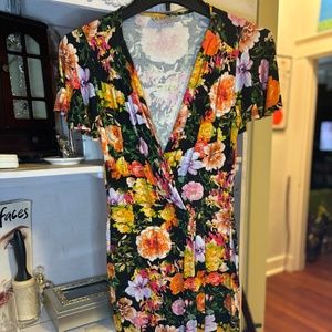 Atelier Petite (Mexico) Sexy Floral Mini Dress-Sz. 8